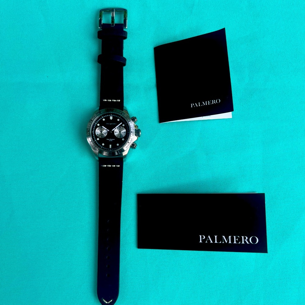 Palmero Men’s Watch -Voyager Dual Time - Black